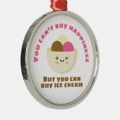 Koop ijs Cream Metalen Ornament (Rechts)
