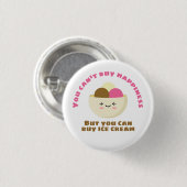 Koop ijs Cream Ronde Button 3,2 Cm (Voorkant /achterkant)