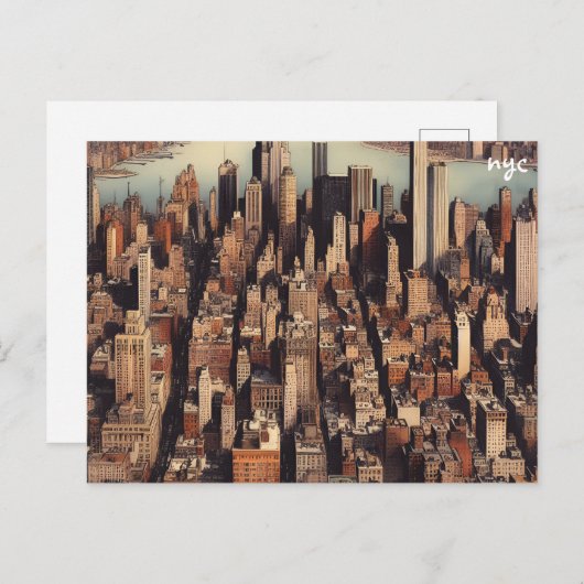 Koop kaart NYC Mass Mailing briefkaarten (Voorkant / Achterkant)