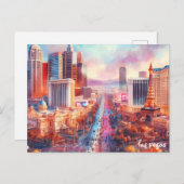 koop kleurrijke Travel  las vegas briefkaarten (Voorkant / Achterkant)