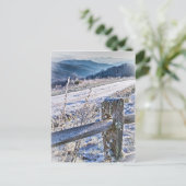 Koop Knob Winter Schilderachtig Uitzicht Briefkaart (Staand voorkant)
