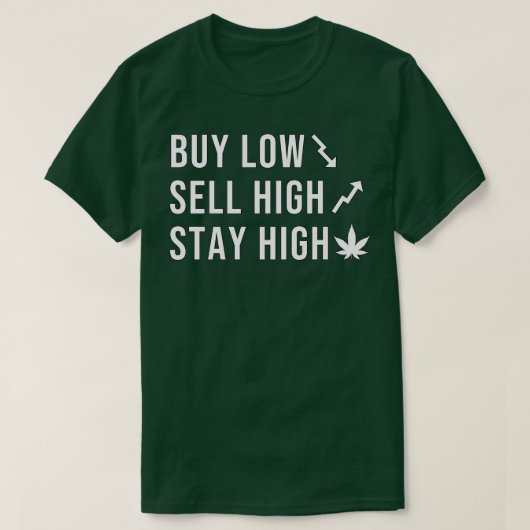 Koop laag hoog winkeladres t-shirt (Design voorkant)