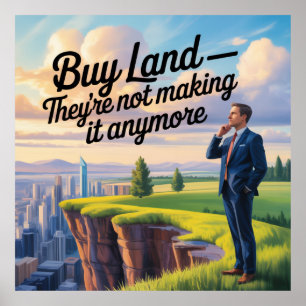 Koop Land - Er Wordt Niet Meer Van Gemaakt Poster