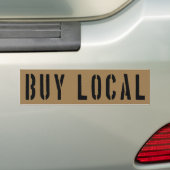 KOOP LOKAAL BUMPERSTICKER (Op auto)