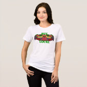 Koop Lokaal Tri-Blend Shirt (Voorkant volledig)