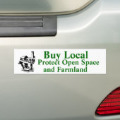 Koop Lokale bescherming Open Space en Farmland Bumpersticker (Op auto)