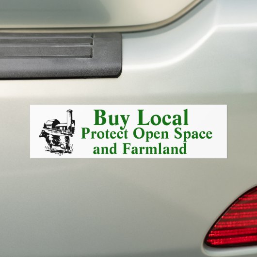 Koop Lokale bescherming Open Space en Farmland Bumpersticker (Op auto)