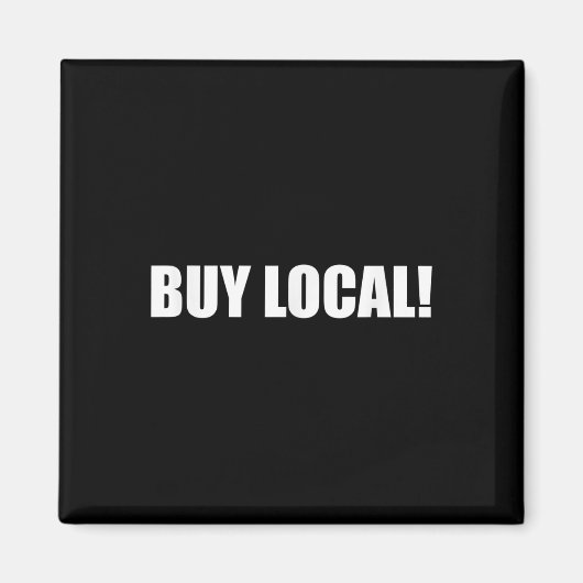 Koop lokale milieubescherming, dierenwelzijn magneet (Voorkant)