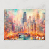 koop luxe Travel  chicago briefkaarten (Voorkant)