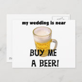 Koop me een Bachelor Party-overhemden en cadeautje Briefkaart (Voorkant / Achterkant)