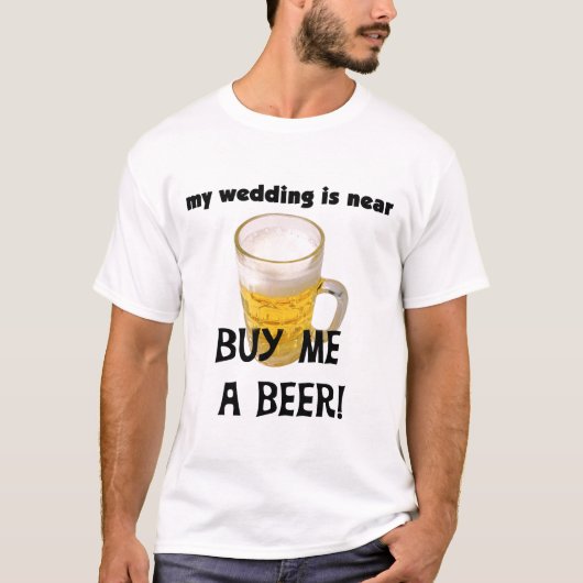 Koop me een Bachelor Party-overhemden en cadeautje T-shirt (Voorkant)