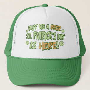 Koop me een Beer St. Patrick's Day Trucker Pet