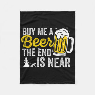 Koop me een bier Bachelor Bachelorette Party Groom Fleece Deken