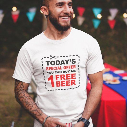 Koop me een bier - Grappig Drink T-shirt