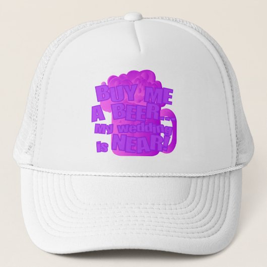 Koop me een bier trucker pet (Voorkant)