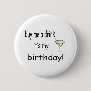 Koop me een Drink Ronde Button 5,7 Cm