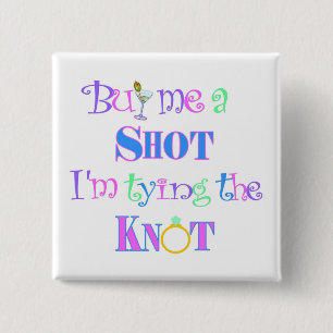 Koop me een kans! Bachelorette Party pins Vierkante Button 5,1 Cm