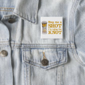 koop me een kans goud vierkante button 5,1 cm (In situ)