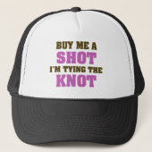 Koop me een Shot dat ik de knoop vastmaak Trucker Pet (Voorkant)