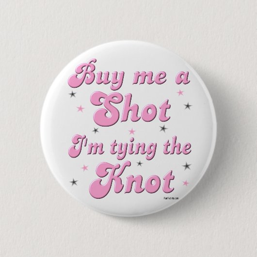 Koop me een shot - knop ronde button 5,7 cm (Voorkant)