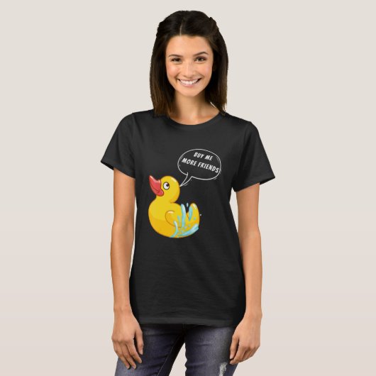 Koop me meer Vrienden Rubber Duck Rubber Ducks T-shirt (Voorkant volledig)