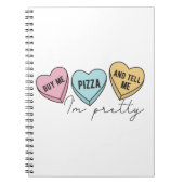 Koop me Pizza en vertel me dat ik ben Notitieboek (Voorkant)