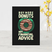 Koop meer donuts, geen financieel advies kaart (Gele Bloem)