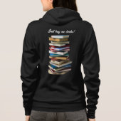 Koop mij boeken hoodie (Achterkant)