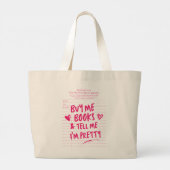 Koop mij boeken Tote Tas (Achterkant)