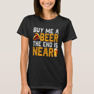 Koop Mij Eén Bier Grappig Bachelorfeest Verlovings T-shirt