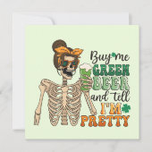 Koop mij Groen Bier - Skeleton | St. Patrick's Day (Voorkant)