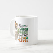 Koop mij Groen Bier - Skeleton | St. Patrick's Day Koffiemok (Voorkant links)