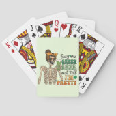 Koop mij Groen Bier - Skeleton | St. Patrick's Day Pokerkaarten (Achterkant)