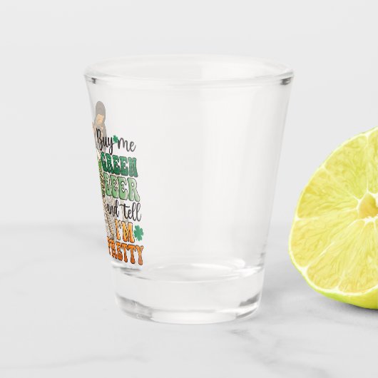 Koop mij Groen Bier - Skeleton | St. Patrick's Day Shot Glas (Rechts)