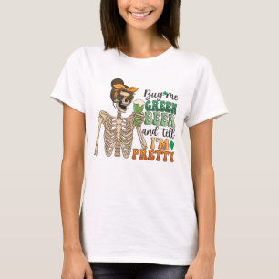 Koop mij Groen Bier - Skeleton   St. Patrick's Day T-shirt