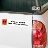 Koop mijn boek! bumpersticker (Op Truck)