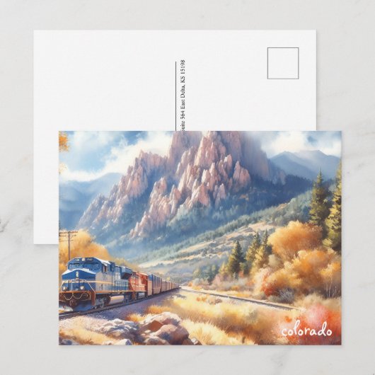 koop mooi Travel Colorado Springs Briefkaart (Voorkant / Achterkant)