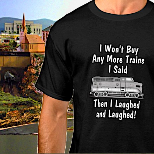Koop niet nog meer dieseltreinen en dan lacht ik g t-shirt