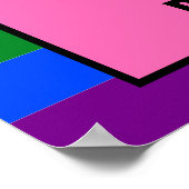 Koop niet van de vlag van de Rainbow Pride Bigots Poster (Hoek)