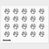Koop Niets Ronde Sticker (Vel)