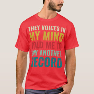 Koop nog een Record Funny Vinyl Lover Retro LP Col T-shirt
