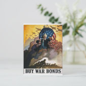 Koop oorlogsobligaties! briefkaart (Staand voorkant)
