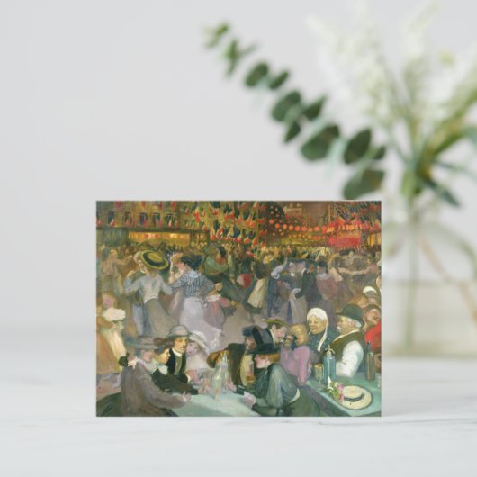 Koop op 14 juli briefkaart (Staand voorkant)