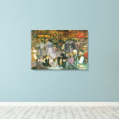 Koop op 14 juli canvas afdruk (Insitu (Houten vloer))