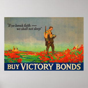 Koop overwinningsobligaties ~ Wereldoorlog 1. Poster