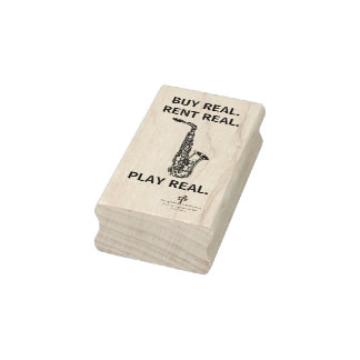 Koop Real Alto Sax Musical Instrument Tech Rubberstempel