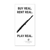 Koop Real Flute Musical Instrument Tech Rubberstempel (Afrduk)