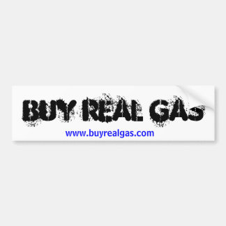 Koop Real Gas Bumpersticker