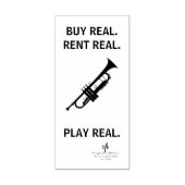 Koop Real Trumpet Musical Instrument Tech Rubberstempel (Afrduk)