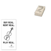 Koop real Violin Musical Instrument Tech Rubberstempel (Gestempeld)